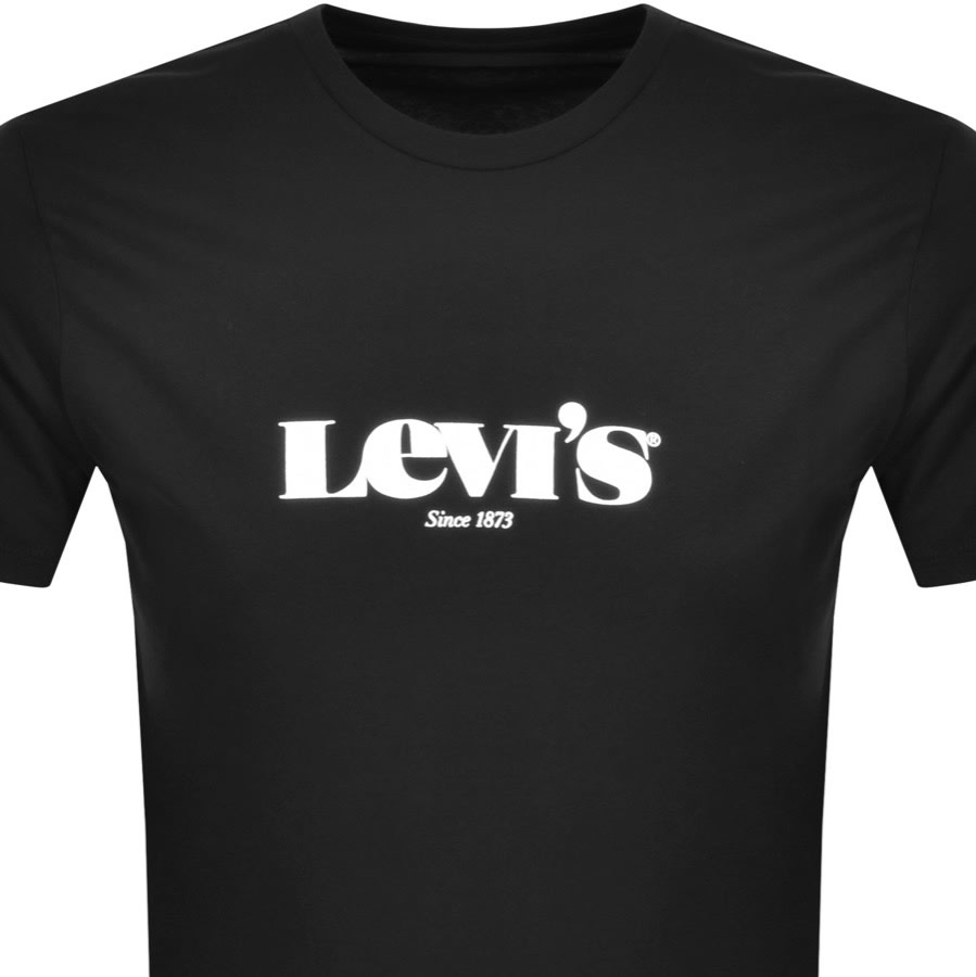 Alternative Image for ProductLevis Original Crew Neck Logo T Shirt Black2